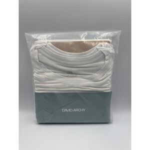 NWT David Archy Cloud Dancer Crew Neck Undershirt Men's XL White 3 Pack
